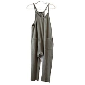 Final Touch Trendy Slouch Relaxed Washed Sage Green Jumper M Boho Granola Cozy